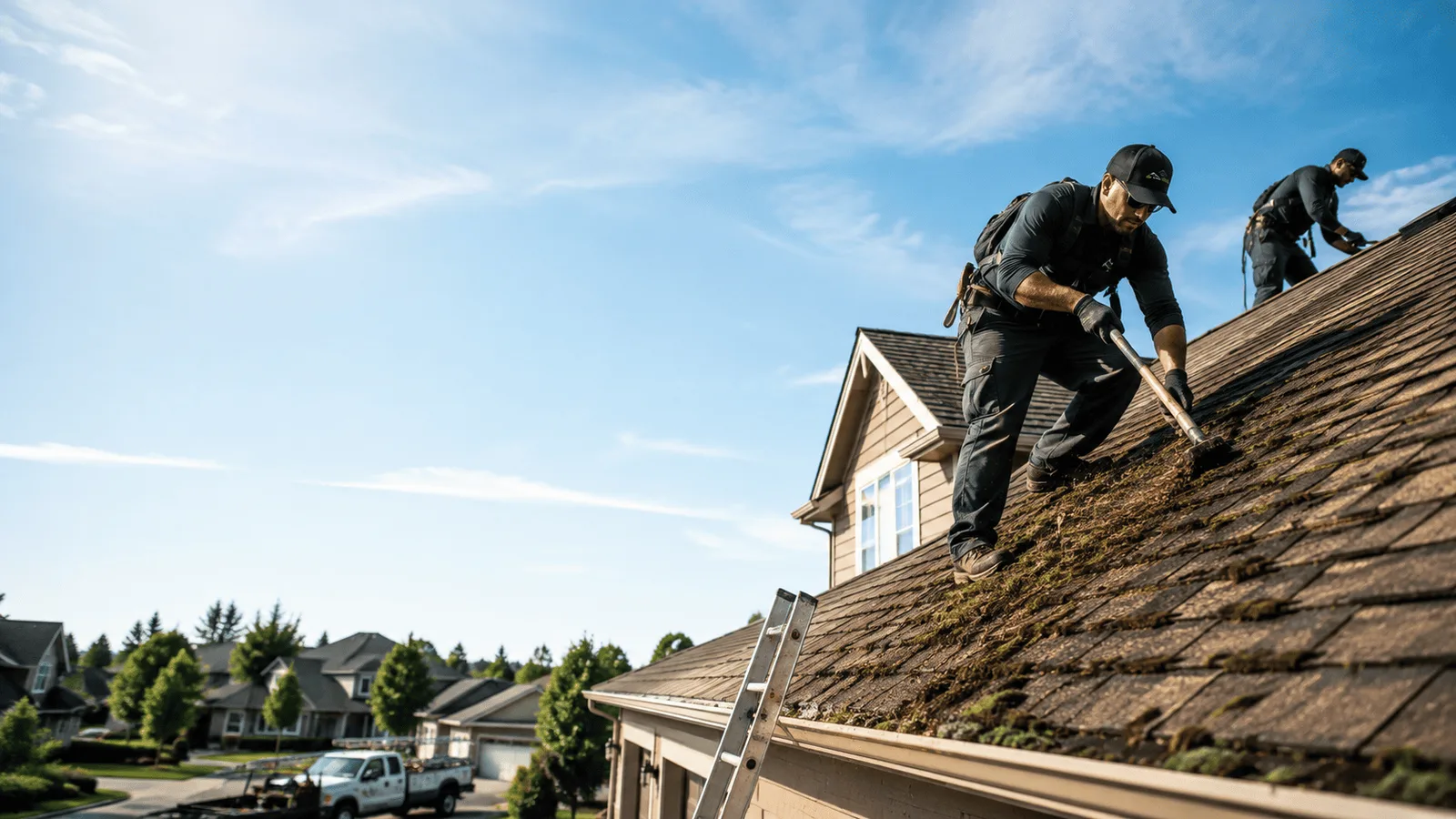 Roof Moss Removal in Burket, IN near me
